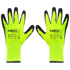 NEO TOOLS Védőkesztyű Szigetelt Latexes Nylon 10" 