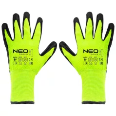 NEO TOOLS Védőkesztyű Szigetelt Latexes Nylon 9" 
