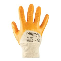 VÉDŐKESZTYŰ NITRILES PAMUT 9" NEO TOOLS