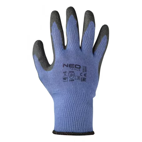 NEO TOOLS Védőkesztyű Latexes Pamut/Polyester 9"