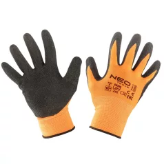 NEO TOOLS Védőkesztyű Latexes Polyester 10"