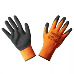 NEO TOOLS Védőkesztyű Nitriles Polyester 9"