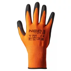 NEO TOOLS Védőkesztyű Nitriles Polyester 9"