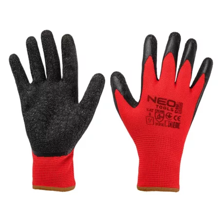 NEO TOOLS Védőkesztyű Latexes Polyester 2Réteg 11" 