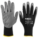 NEO TOOLS Védőkesztyű Nitril Bev.Polyester 10"4131 