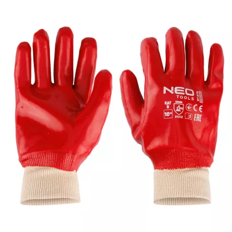 NEO TOOLS Védőkesztyű Pamut Vegyszerálló Pvc Be10" 