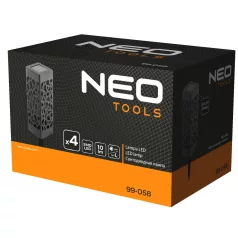 NEO TOOLS Kerti Lámpa Napelemes 4 db 3W
