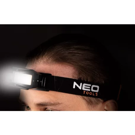 Neo Tools Fejlámpa Tölthető Usb 180 Lumen Cob Led