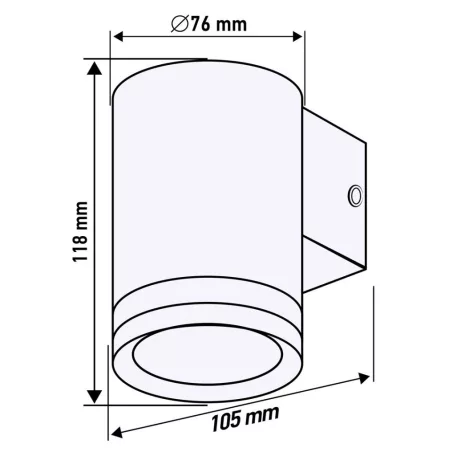 NEO TOOLS Kültéri Falilámpa 35W. 105*76*118 mm R.M. 